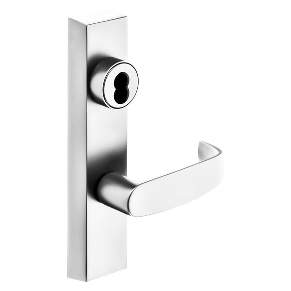 Sargent Grade 1 Exit Device Trim, Night Latch, Key Retracts Latch, For Rim and Mortise 8300, 8500, 8800, 89 70-704 ETL RHRB 26 - main